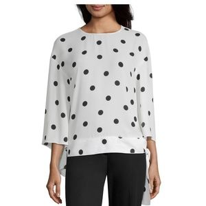 Polka dot blouse